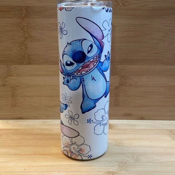 New in Box Lilo and Stitch Tumbler 20 oz Skinny Tumbler *No Straw* - Picture 1 of 8